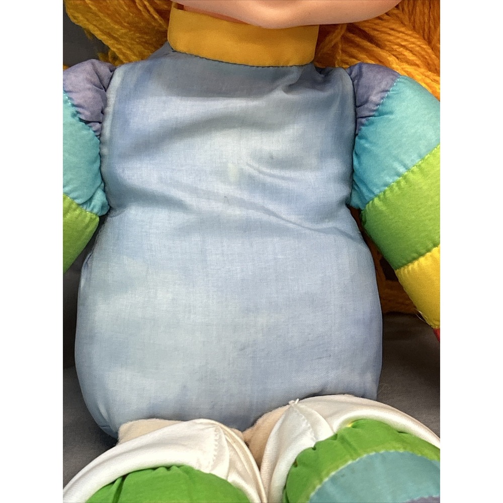 Vintage 1983 Mattel Original Huge 18" Big RAINBOW BRITE Plush Doll Hallmark Rare - Picture 6 of 16